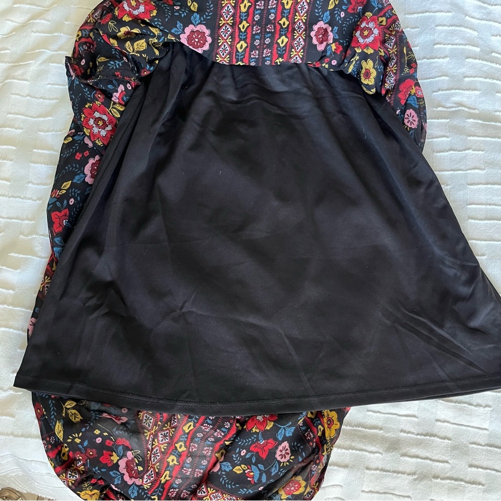 Xhilaration Multicolor Floral Maxi Dress Size XS - EUC - Picture 11 of 12